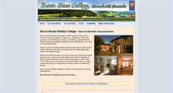 Desktop Screenshot of devonhousecottage.co.uk
